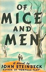 Of Mice and Men Book Cover by John Steinbeck